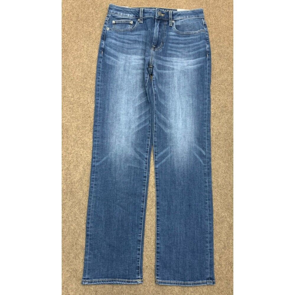 American Eagle Jeans Mens 30x34 Relaxed Straight Next Level Flex Whiskered Denim